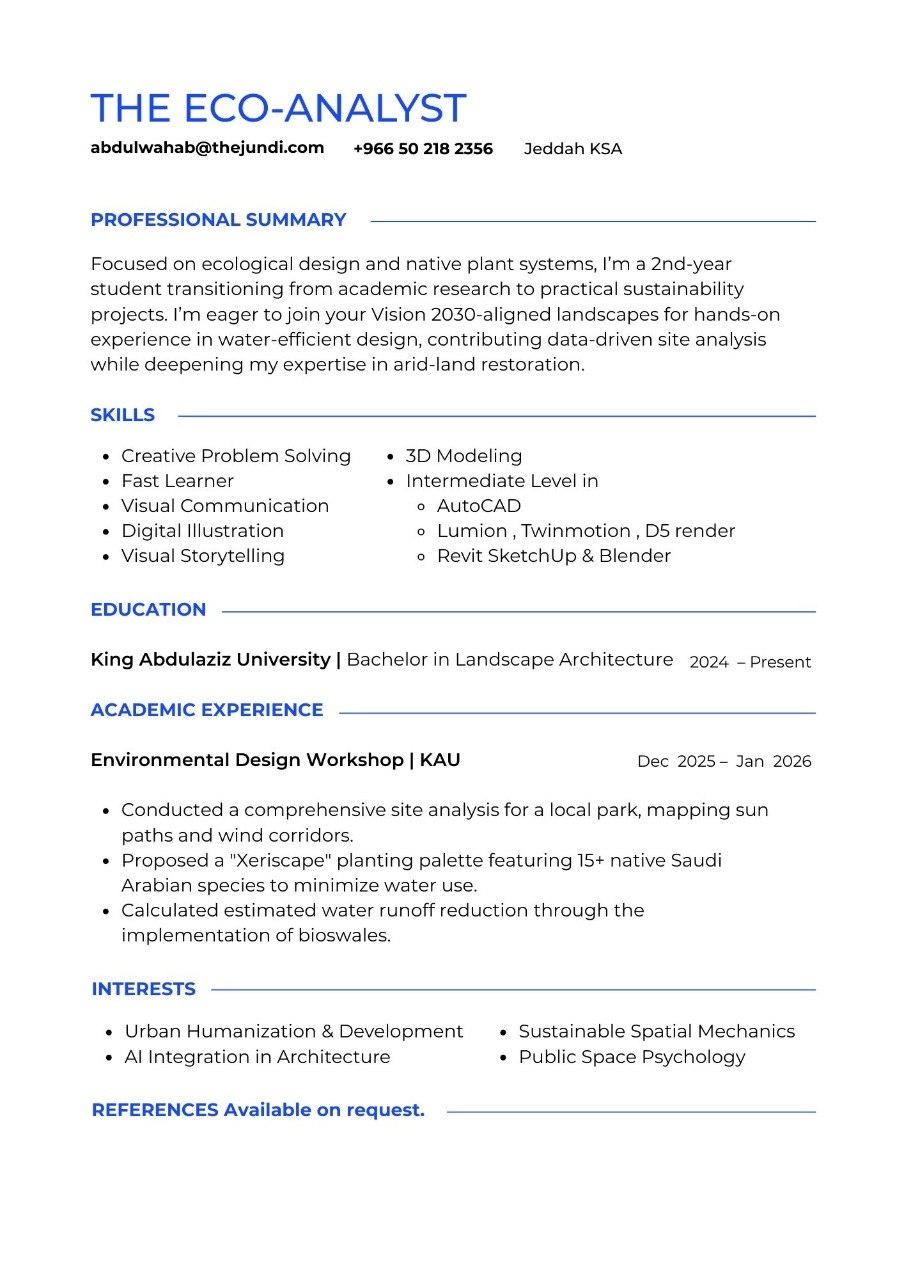 CV Sample 4