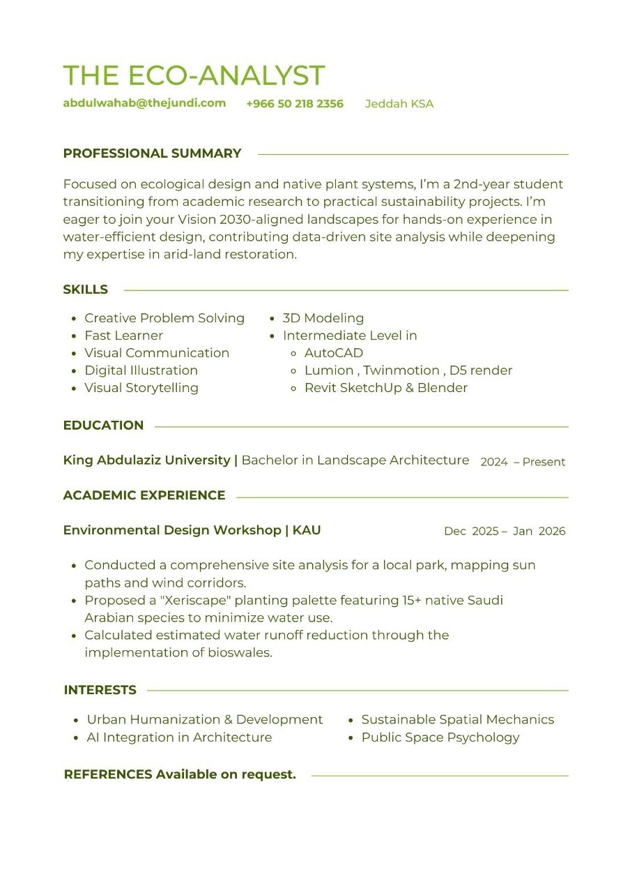 CV Sample 5